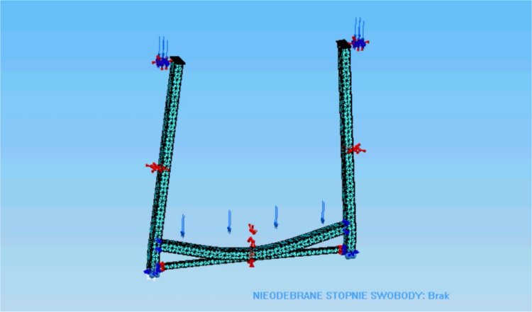 symulacja wytrzymałości konstrukcji
